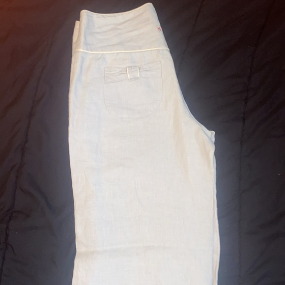 VTG linen trousers wide leg mermaid/size 2 - Picture 7 of 9